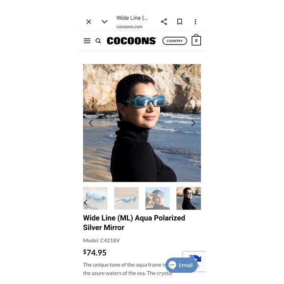 Cocoons Pilot Turquoise Fit Over Sunglasses C3018V    53 main image 8